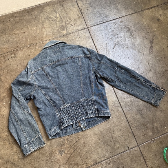 Vivienne Westwood Tokyo Exclusive Early 2000's Denim Moto Jacket - Picture 10 of 14